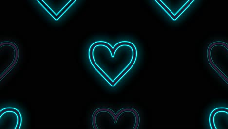 Hearts-pattern-with-pulsing-neon-blue-light-1