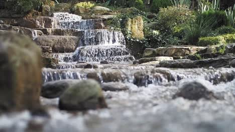 waterfall flowing over rocks