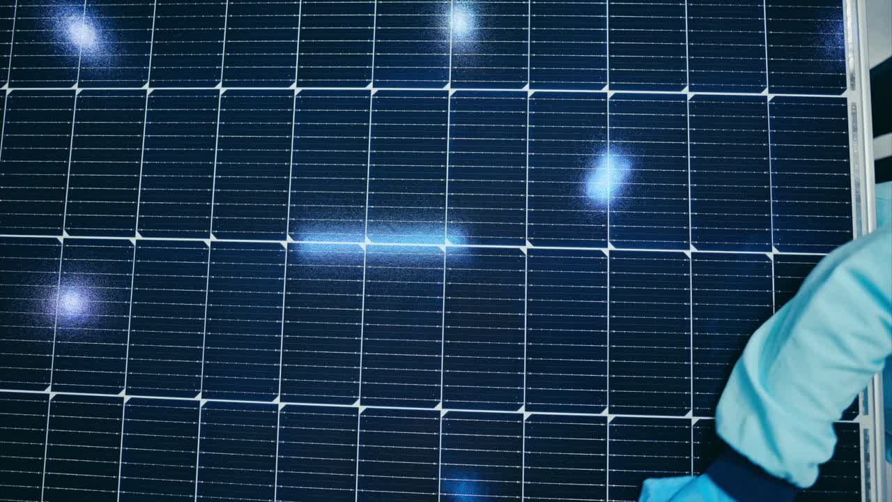 태양 패널 제조 공장