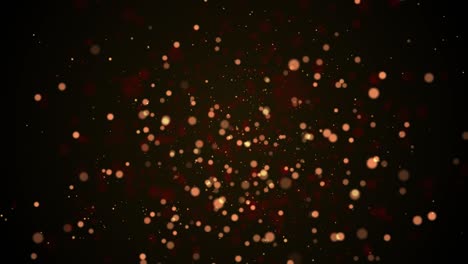 partículas de polvo dorado brillante estilo navideño bucle sin interrupción 4k, podría usarse para fiestas de cumpleaños celebración navidad año nuevo o videos relacionados con proyectos de vacaciones