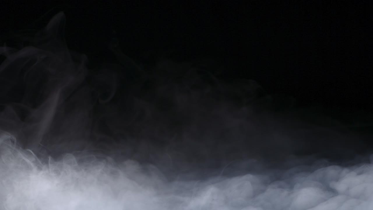hielo seco realista nubes de humo niebla