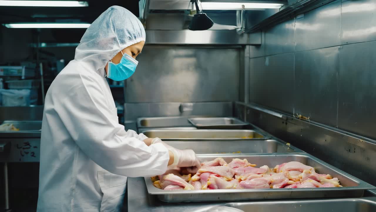Food Preparation in a Commercial Kitchen