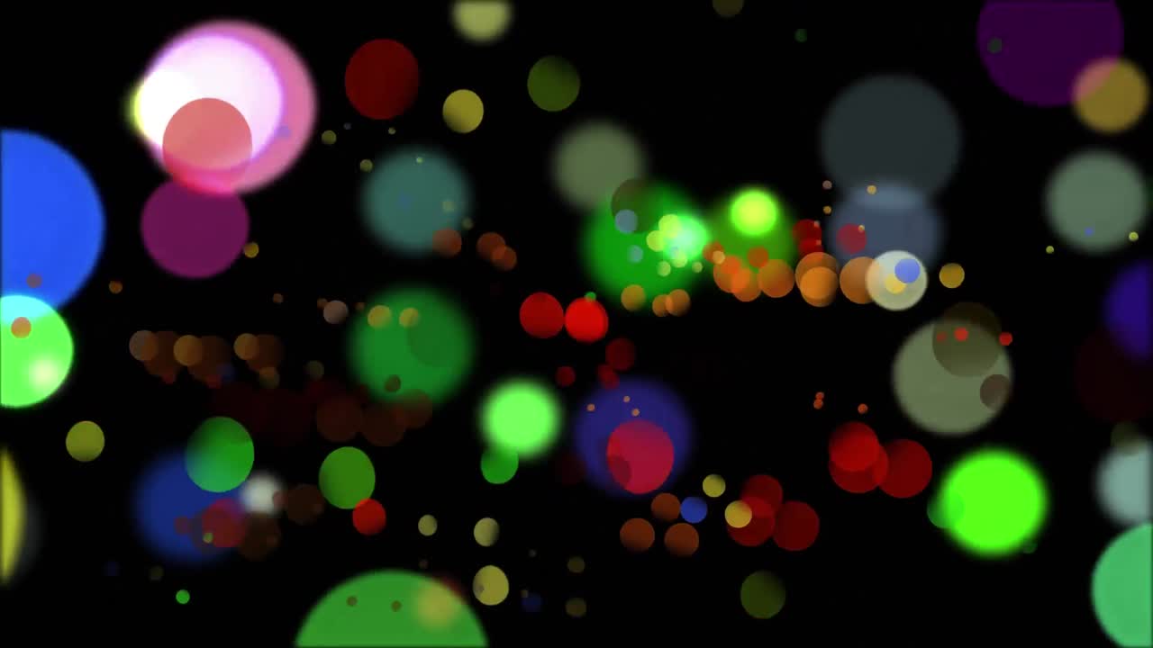 luces de colores bokeh
