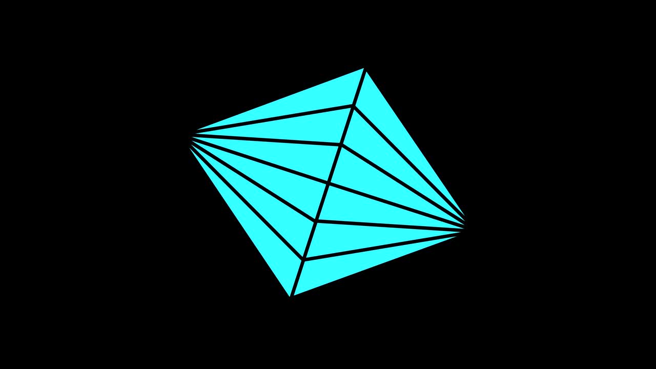 modelo de video 4k con efecto estroboscópico e hipnótico, en formato de video 16: 9.