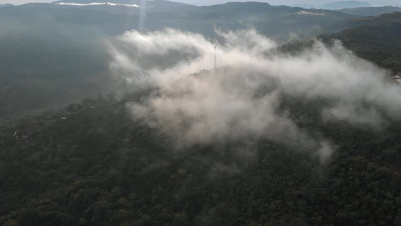 Landscape with clouds in Colombia