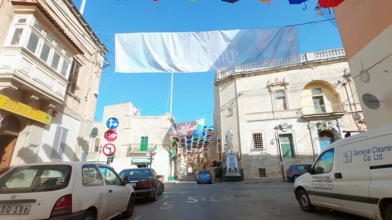 Malta, Zabbar passing through the umbrella village.