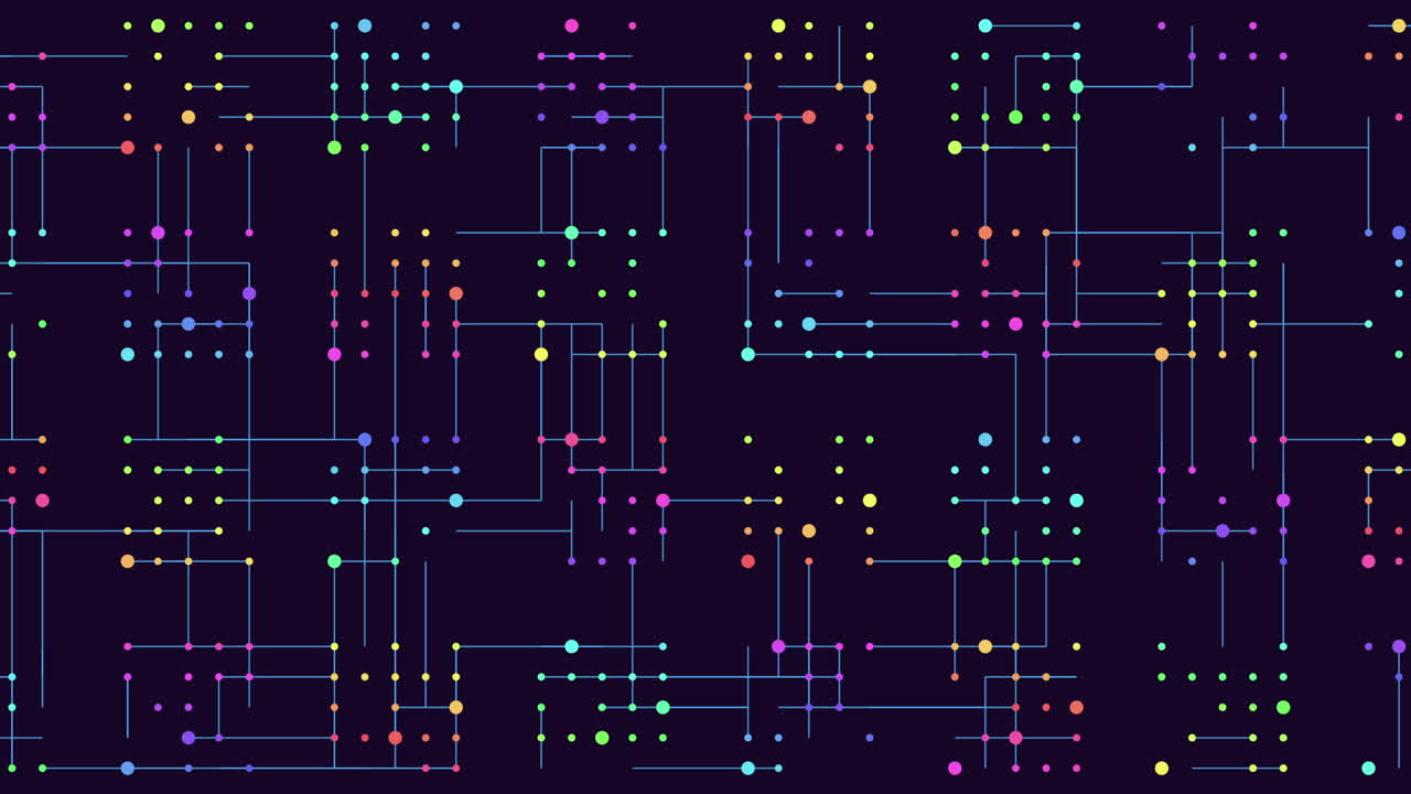 patrón de cuadrícula de colores vibrantes con líneas cruzadas y paralelas