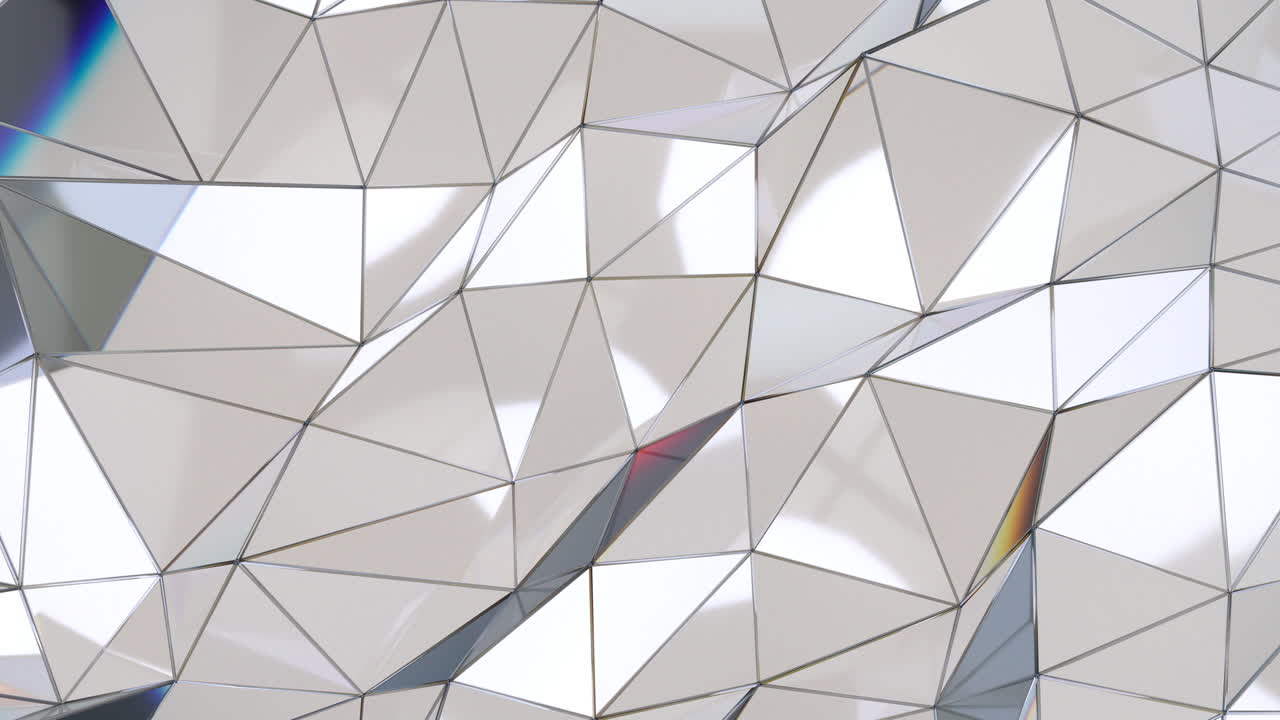 Seamless Loop of Abstract Geometric Crystal Facets