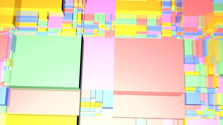Abstract Colorful Geometric Cubes