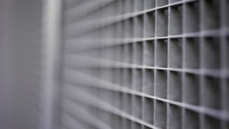 security gate metal surface, metallic squares and lines