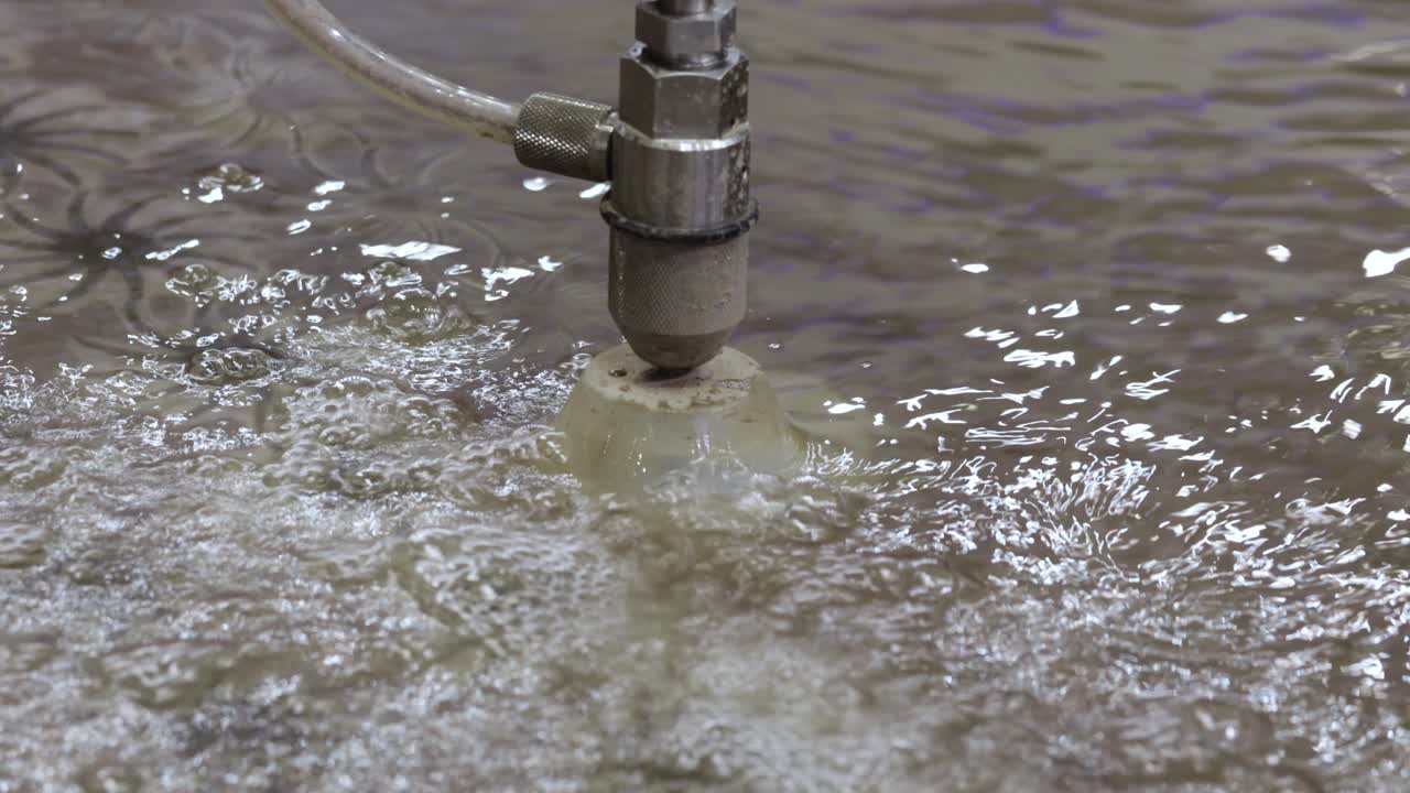 cnc 워터 제트 절단 기계