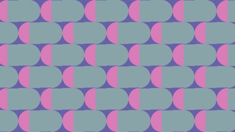 dynamic very peri violet elements in geometric pattern. seamless loop motion graphic background in a flat design. abstract animated pattern with geometric tiles
