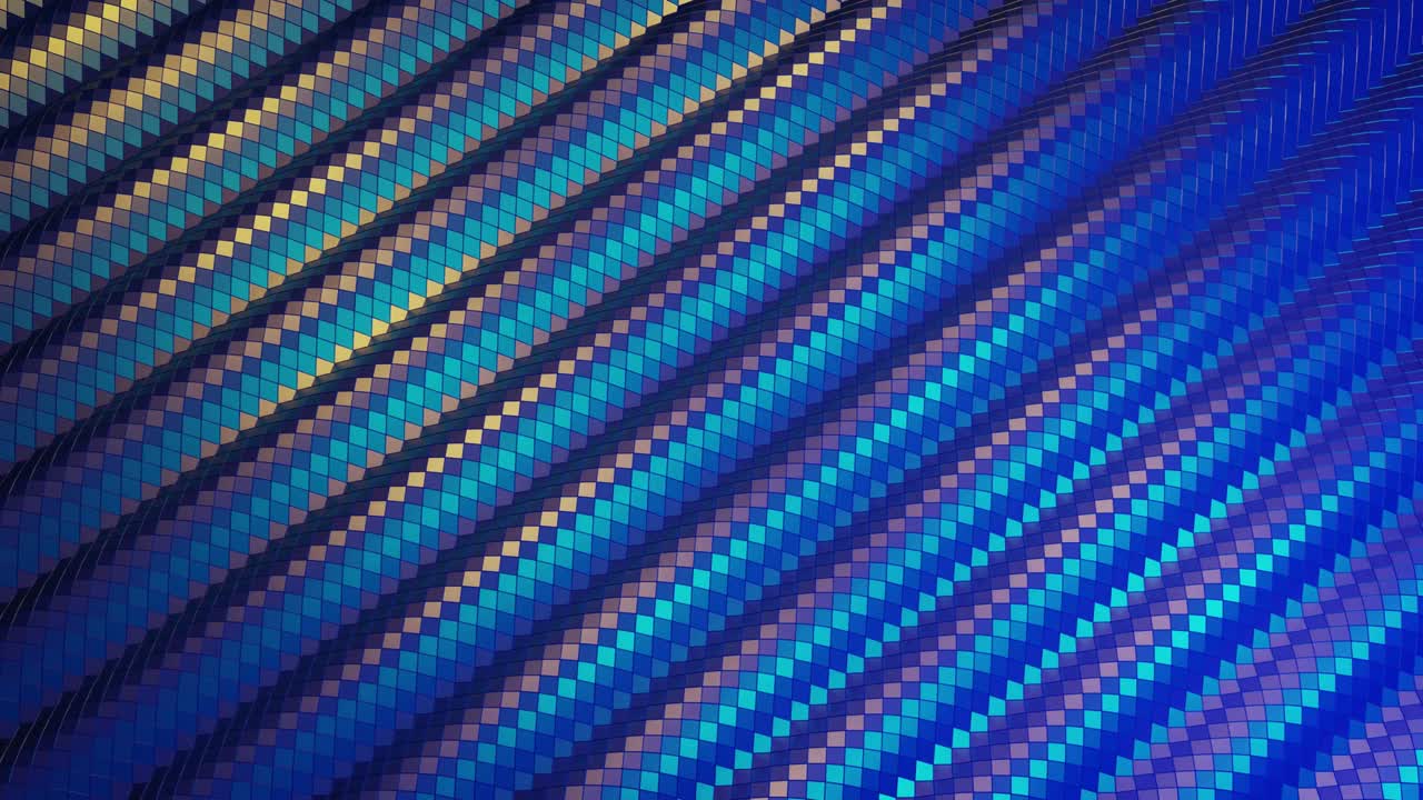 스타일리시 크리에이티브 어브스트랙티브 로우 폴리 배경 4k, 룩으로 반이는 표면 위에서 움직이는 추상적인 파동, 부드러운 부드러운 원활한 애니메이션, 간단한 미니멀리즘 기하학, 블루 컬러