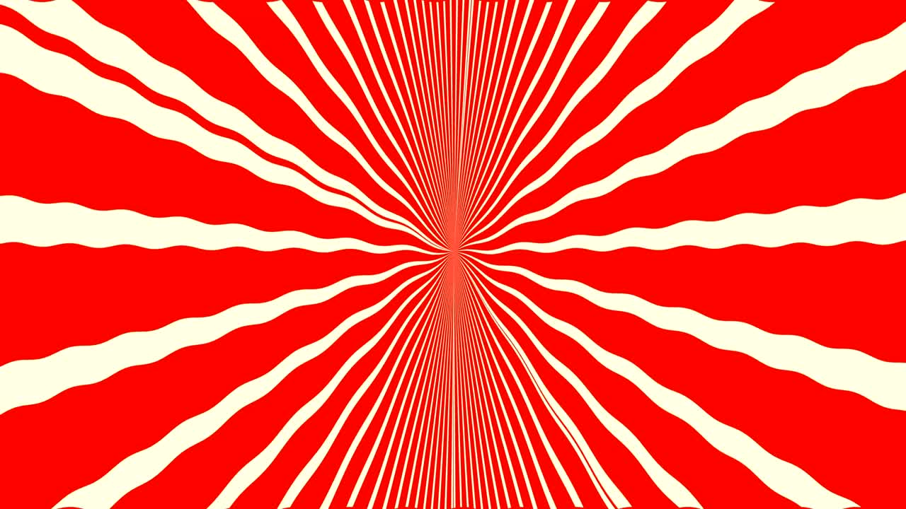 추상적인 은 배경과 몽환적인 나선의 회전, 원활한 루프의 애니메이션.