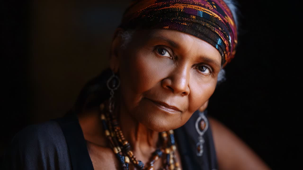 Portrait of a Senior African American Woman