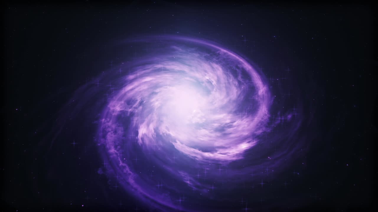 A beautiful spiral galaxy in deep space