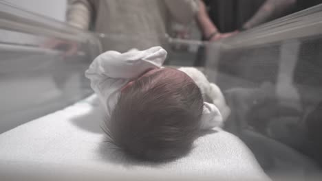 infant birth healthcare, nursery crib, motherhood, fatherhood