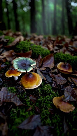 setas en un bosque