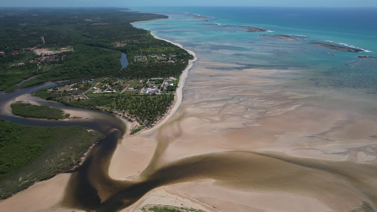 브라질 알라고아스 주 상미구엘 도스 미라그레스 해변