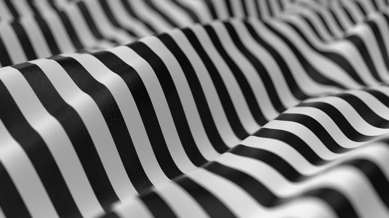 Abstract black and white striped seamless loop background