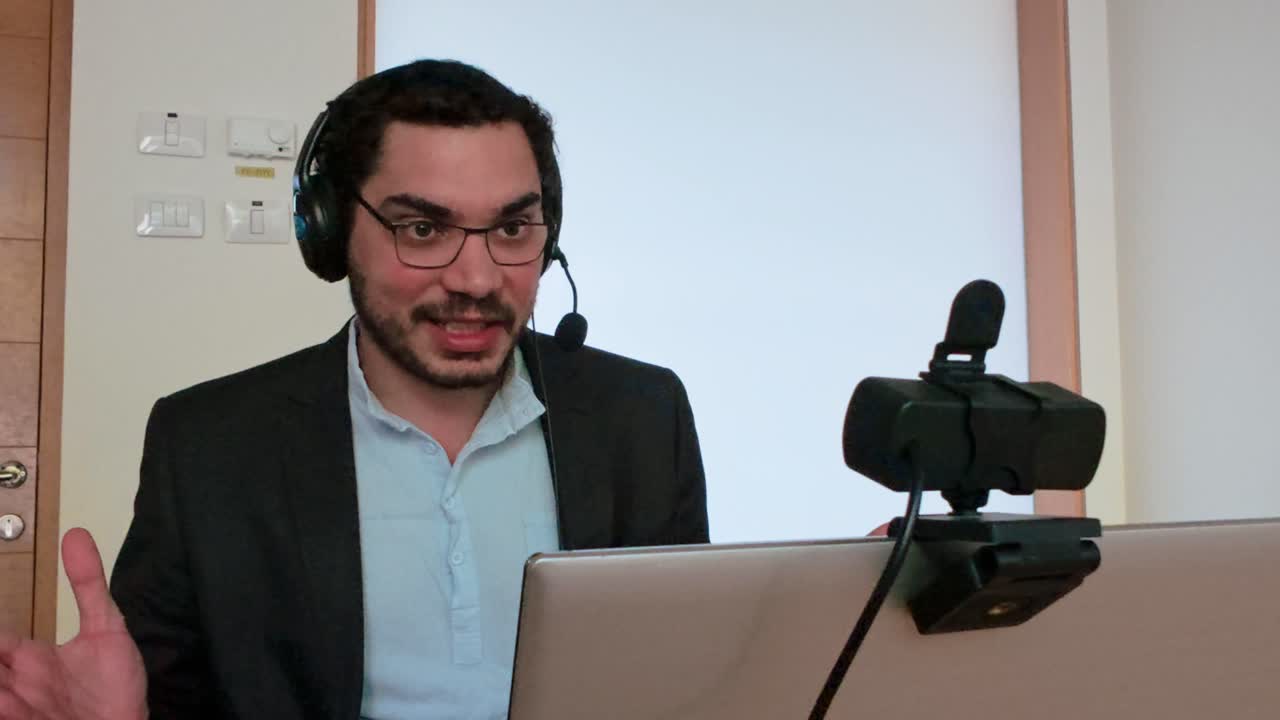 Realistic Webcam Point-of-View of a Video Call