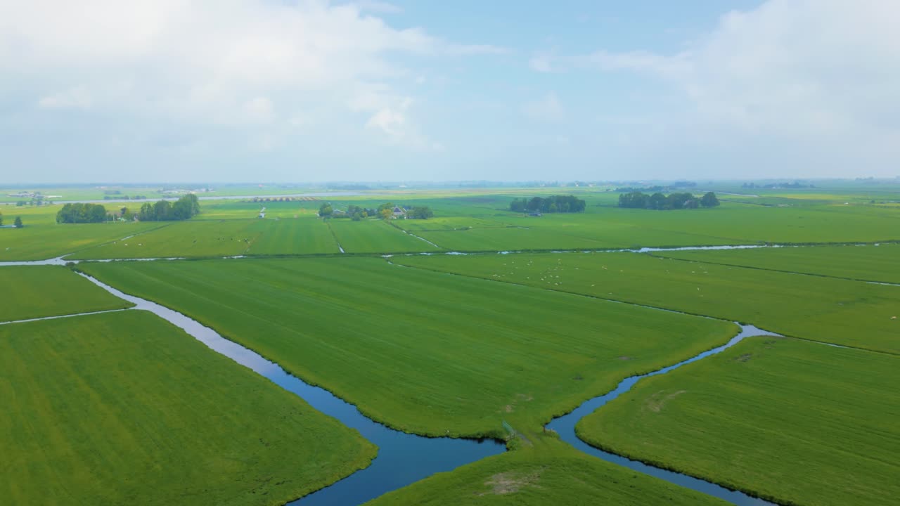 Premium stock video - Traditional dutch flat land below zero ...