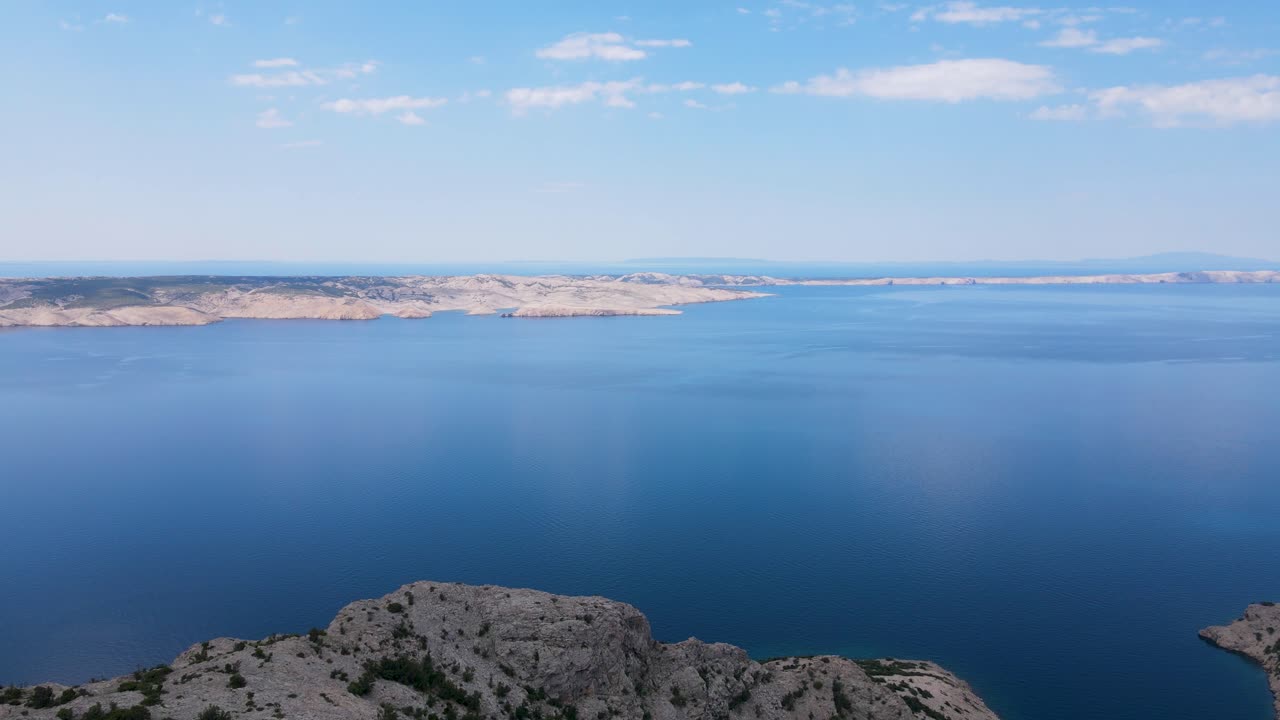 In the middle of the Velebit Channel