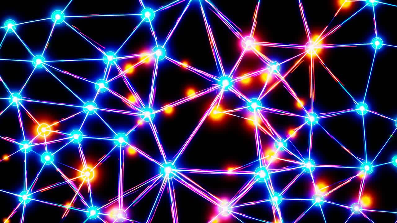 visualización de la red abstracta