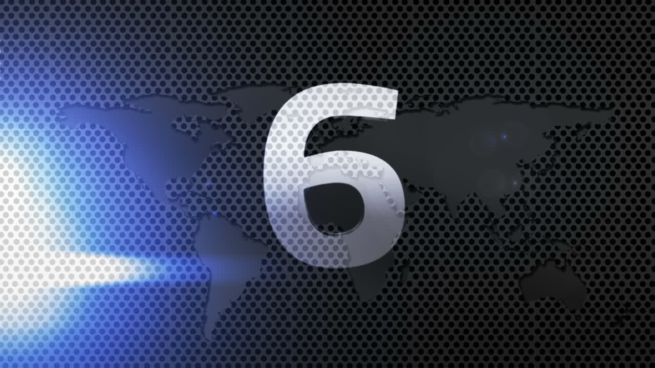 Animated countdown video