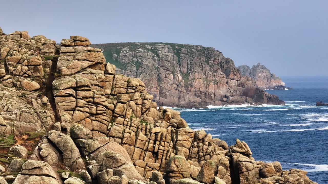 Rugged Cliffs and Ocean Coastline