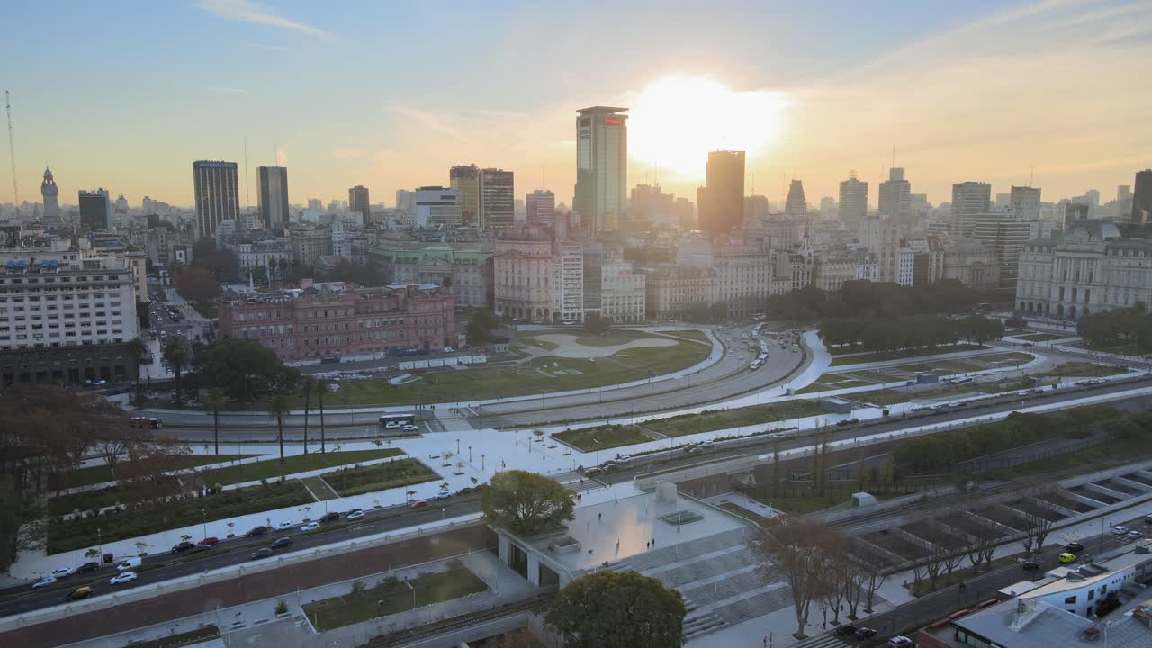 casa rosada, la oficina presidencial de argentina
