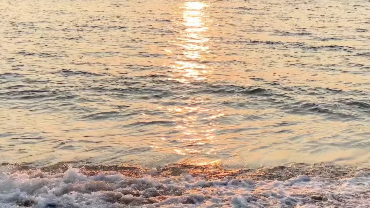 Sunset over the Ocean and Beach