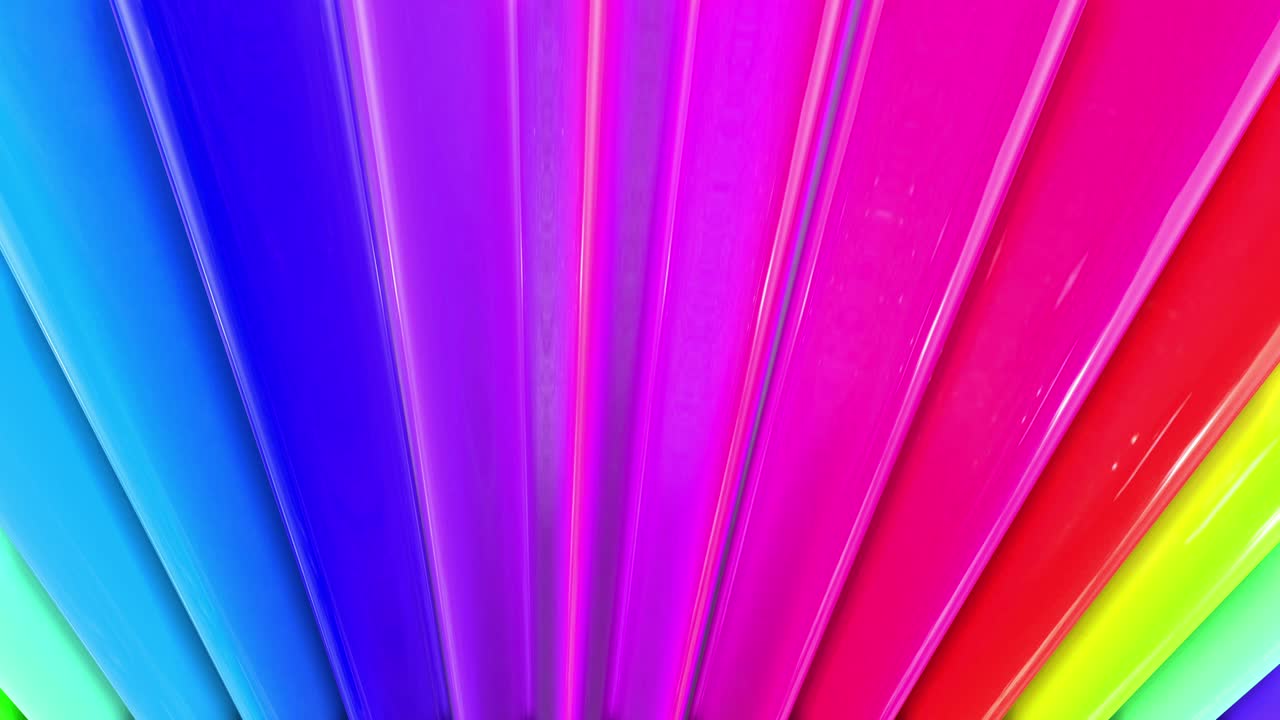 rainbow colors abstract stripes, background in 4k with bright shiny paint. Smooth seamless animation with gradient color. Straight lines 21