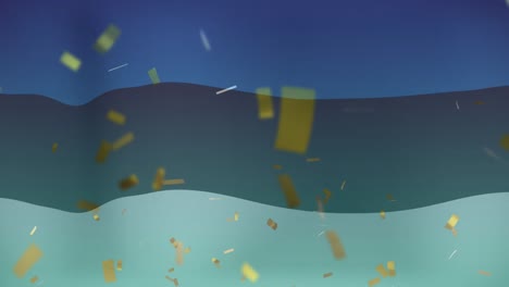 Animation-of-confetti-over-flag-of-estonia