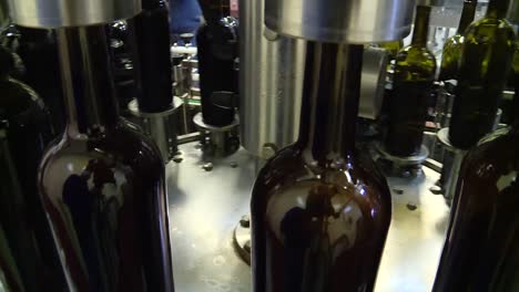 cinta transportadora de botellas de vino