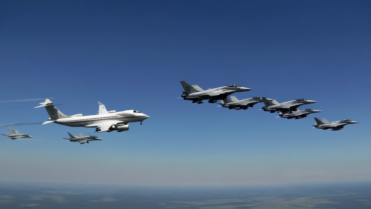 Military Aircraft Formation