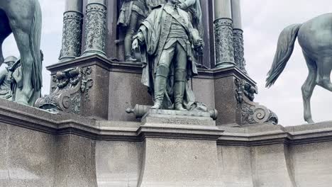 Iconic bronze monument of Maria Theresa in Vienna