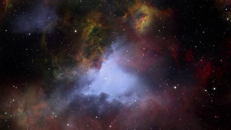 4k deep space nebula in the universe