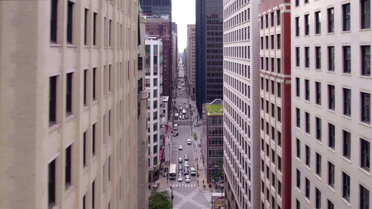 Soar through Chicago's skyline in stunning drone footage, capturing its magnificent architecture.