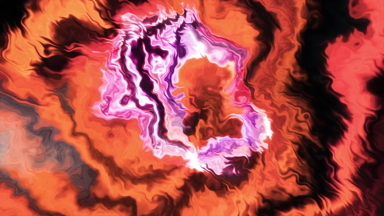 arte psicodélico abstracto con remolinos y olas