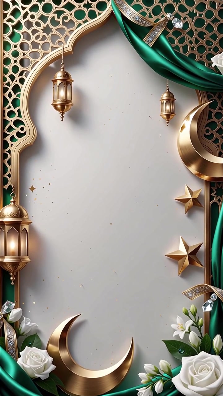 Compleanno del Profeta Maometto Mawlid al-Nabi Sfondo Islamico