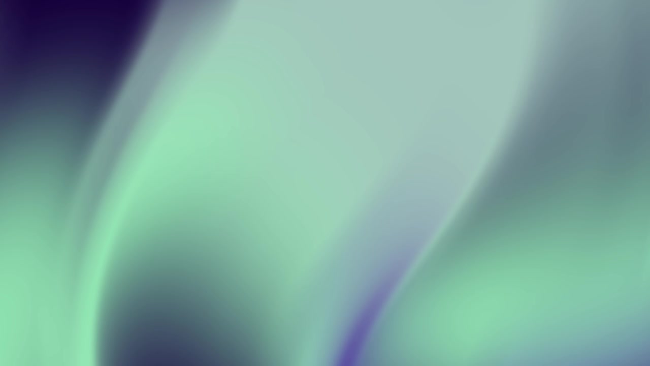 Abstract Smooth Flowing Green and Purple Gradient Background