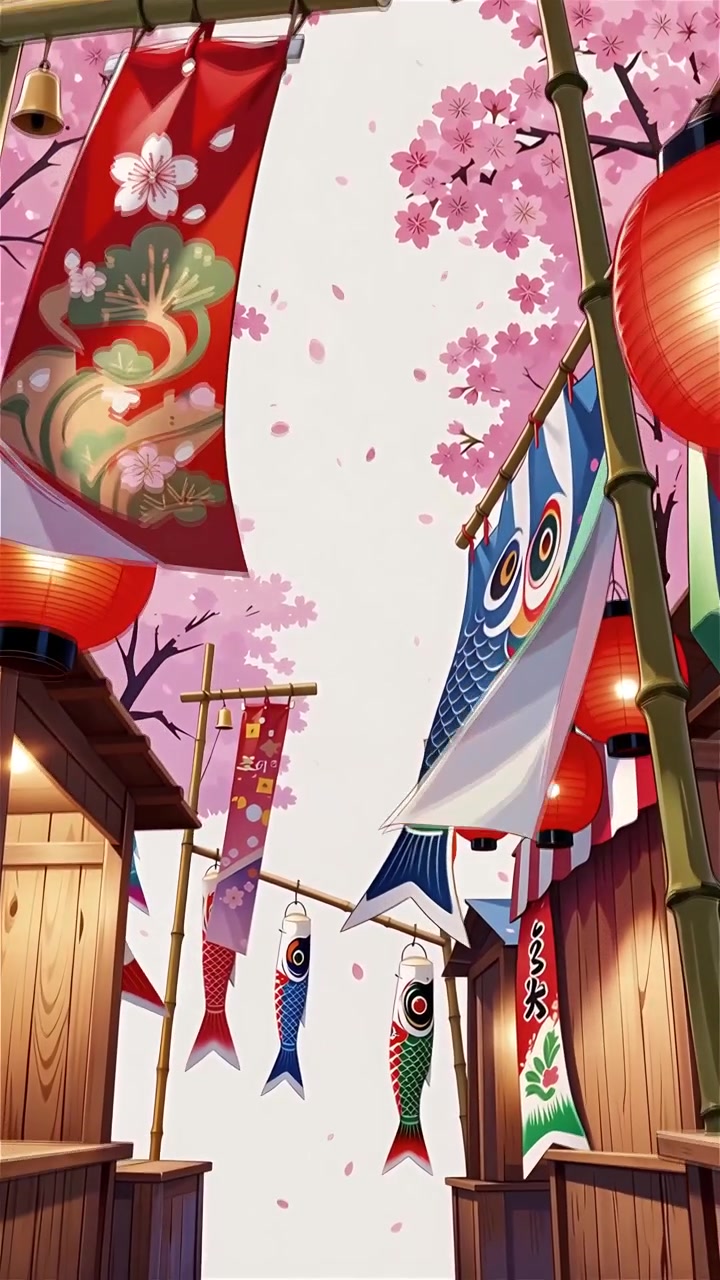 Sfondo Animato Cultura Giapponese 4K