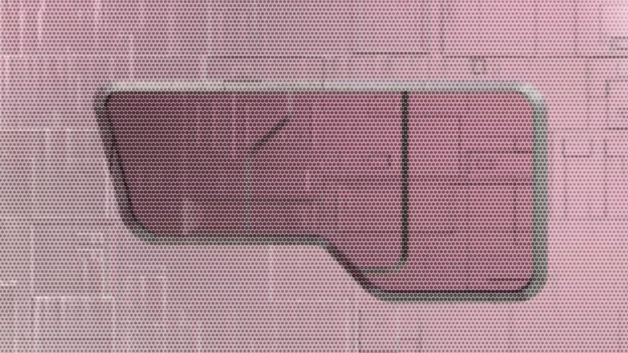 fondo de movimiento animado que muestra movimientos mecánicos industriales automáticos en maquinaria de fabricación futurista