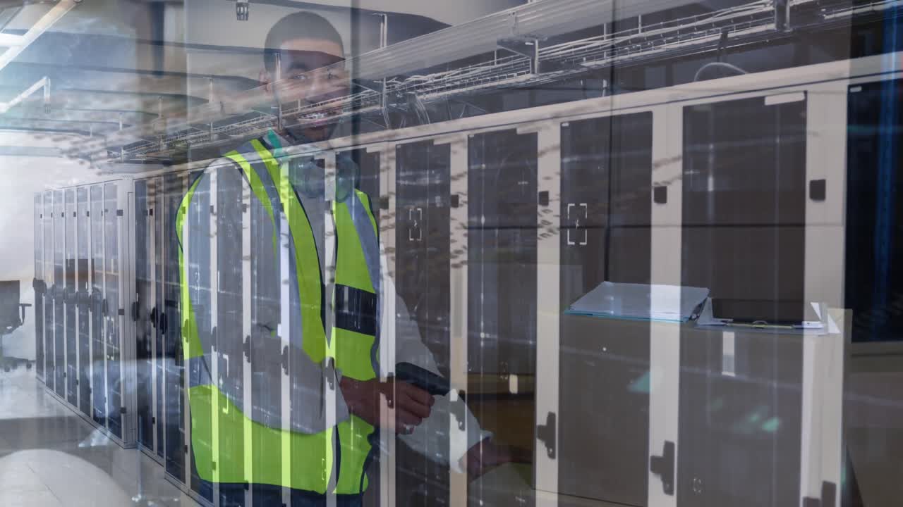 animación de las estadísticas y el procesamiento de datos financieros en el almacén