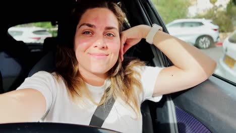 daily life vlog from car on sunny day