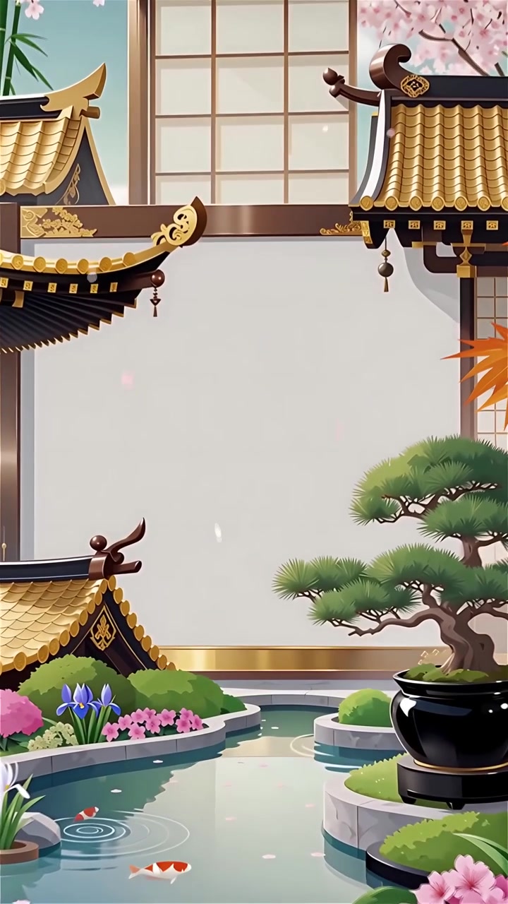 Sfondo Animato Cultura Giapponese 4K