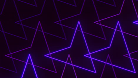 patrón de triángulos led púrpura