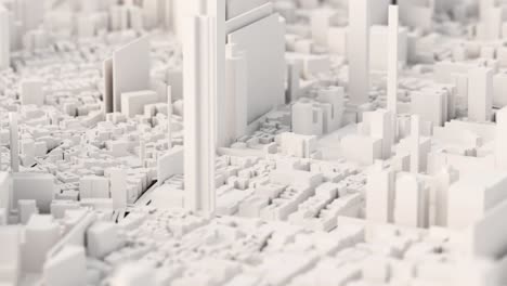 abstract cityscape model