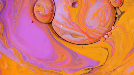 abstract fluid art with swirling colors